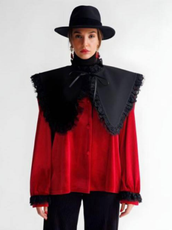 Black Collar Shirt