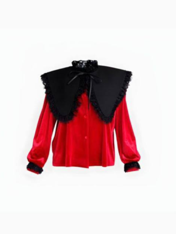 Black Collar Shirt
